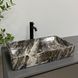 Умывальник (раковина) VBI TRIEST ANTHRACITE MARBLE накладной