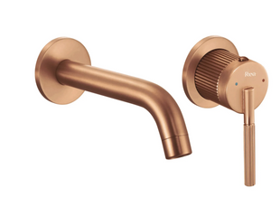 Змішувач для раковини (умивальника) REA ARGON BRUSHED COPPER + BOX прихованого монтажу