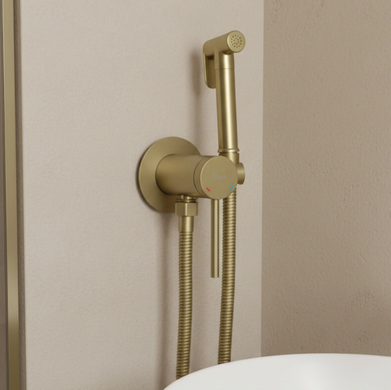 Набор гигиенического душа REA CLIF BRUSHED GOLD