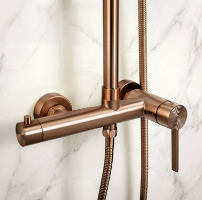 Душевой гарнитур REA FOSTER BRUSHED COPPER