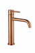 Смеситель для раковины VBI MILANO BRUSHED COPPER высокий