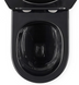 Підвісний унітаз REA CARLO BLACK MINI TORNADO FLAT GOLD EDGE