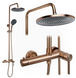 Душевой гарнитур REA FOSTER BRUSHED COPPER
