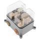 Душевая система REA LUNGO BRUSHED GOLD c термостатом + BOX скрытого монтажа