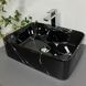 Умывальник (раковина) VBI FORLI BLACK MARMO GLOSSY накладной