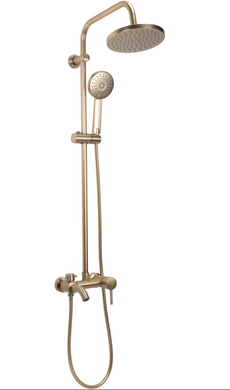 Душевой гарнитур REA LUIS BRUSHED GOLD матовое золото с изливом