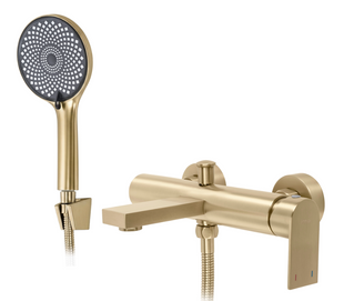 Смеситель для ванны REA HUNTER BRUSHED GOLD с изливом