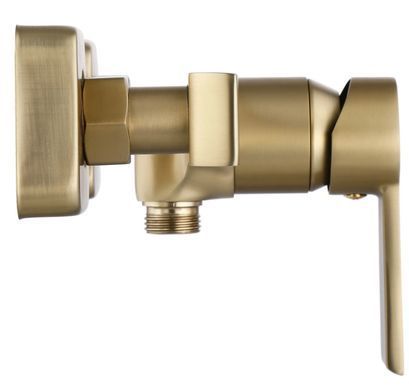 Смеситель для ванны и душа REA ARGUS BRUSHED GOLD настенный без излива