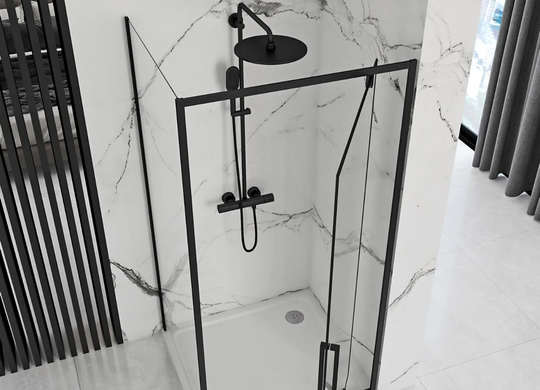 Душевая кабина REA RAPID SWING 90x90 BLACK