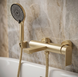 Смеситель для ванны REA HUNTER BRUSHED GOLD с изливом