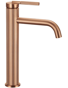 Змішувач для раковини (умивальника) REA ARGON BRUSHED COPPER високий