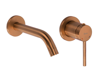 Змішувач для раковини REA CLIF BRUSHED COPPER + BOX прихованого монтажу