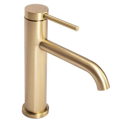 Змішувач для раковини (умивальника) REA CLIF BRUSHED GOLD золотий матовий *