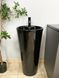 Умывальник (раковина) VBI BOLONIA BLACK GLOSSY напольный