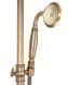 Душевой гарнитур REA BERGAMO ANTIQUE BRONZE с изливом