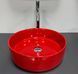Умывальник (раковина) VBI PRATO RED GLOSSY накладной