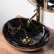 Умывальник (раковина) REA SOFIA BLACK MARBLE SHINY накладной