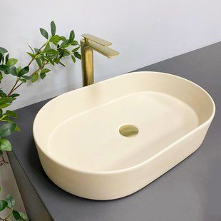 Умывальник (раковина) VBI VERONA 60 BEIGE MATT накладной