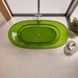 Ванна VBI VESUVIO GREEN 170 x 78 отдельностоящая стеклянная
