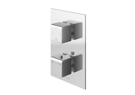 Душевая система KOHLMAN EXCELENT 40 CHROME с термостатом + BOX скрытого монтажа