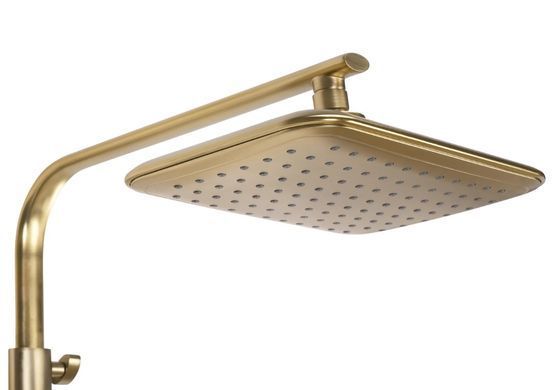 Душевой гарнитур REA TOM BRUSHED GOLD матовое золото с термостатом