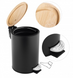 Кошик для сміття YOKA VINI BLACK BAMBOO 3л. для ванної кімнати *
