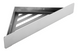 Угловая полка для ванны REA SF07 NICKEL BRUSHED