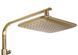 Душевой гарнитур REA TOM BRUSHED GOLD матовое золото с термостатом
