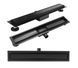 Трап для душа REA NEOX 80 BLACK 2в1 черный