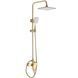 Душевой гарнитур REA HASS BRUSHED GOLD матовое золото с изливом