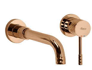 Змішувач для раковини REA LUNGO DIAMOND COPPER + BOX прихованого монтажу