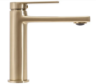 Змішувач для раковини GRANITAN HOST BRUSHED GOLD низький