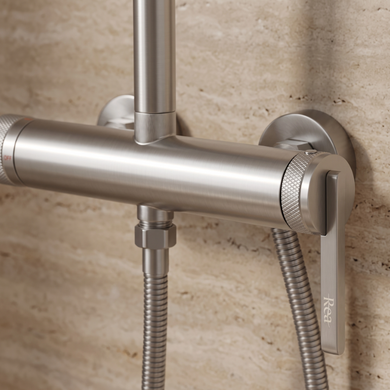 Душевой гарнтитур REA GRACE NICKEL BRUSHED