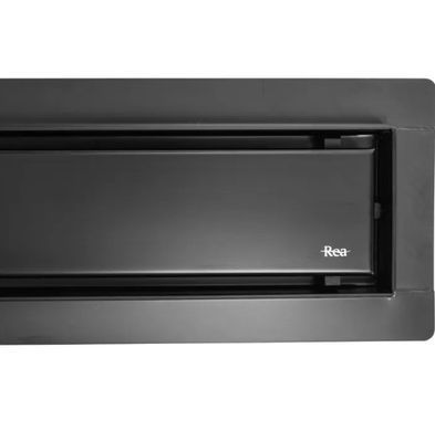 Трап для душа REA NEOX 70 BLACK 2в1 черный