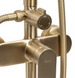 Душевой гарнитур REA VERSO BRUSHED GOLD матовое золото с изливом