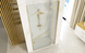 Душевая дверь REA HUGO 80 BRUSHED GOLD