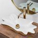 Умывальник (раковина) REA INFINITY GOLD WHITE накладной