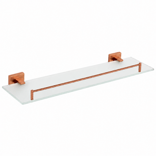 Скляна полиця VBI MARS BRUSHED COPPER