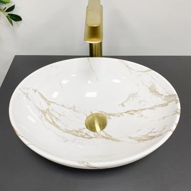 Умывальник (раковина) VBI PARMA STAINS GLOSSY накладной