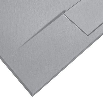 Душовий піддон REA BAZALT 90x90 GREY