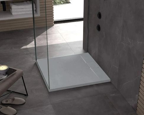 Душовий піддон REA BAZALT 90x90 GREY