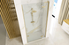 Душевая дверь REA HUGO 90 BRUSHED GOLD