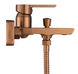 Змішувач для ванни та душу REA ARGUS BRUSHED COPPER з виливом