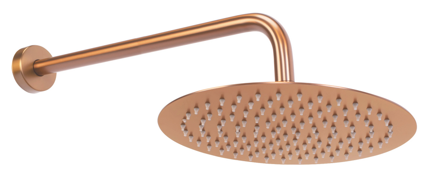 Душевая система REA LUNGO BRUSHED COPPER c термостатом + BOX скрытого монтажа