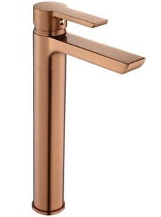 Змішувач для раковини (умивальника) REA ARGUS BRUSHED COPPER високий