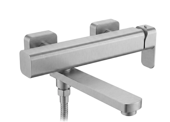 Смеситель для ванны REA ARLO NICKEL BRUSHED с изливом