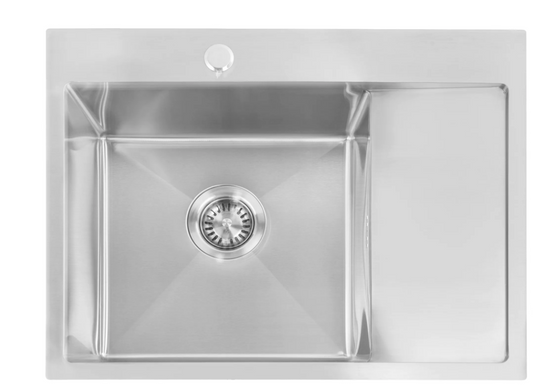 Стальная кухонная мойка REA FIN NICKEL BRUSHED