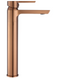 Змішувач для раковини (умивальника) REA ARGUS BRUSHED COPPER високий