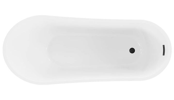 Ванна окремостояча MEXEN ALTA BLACK WHITE-B 170x75 акрилова