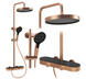 Душевой гарнитур REA CREO BRUSHED COPPER